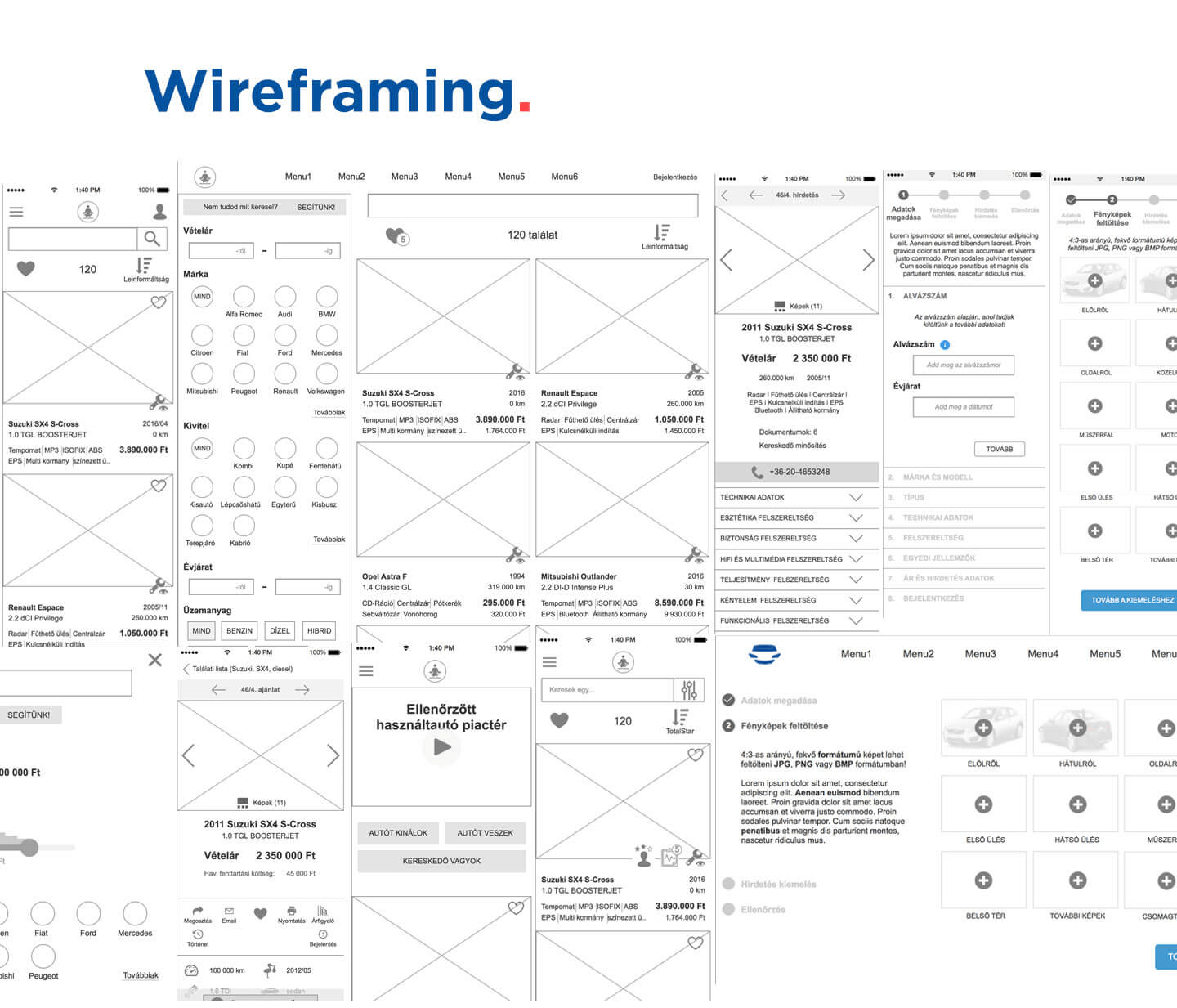 Wireframing